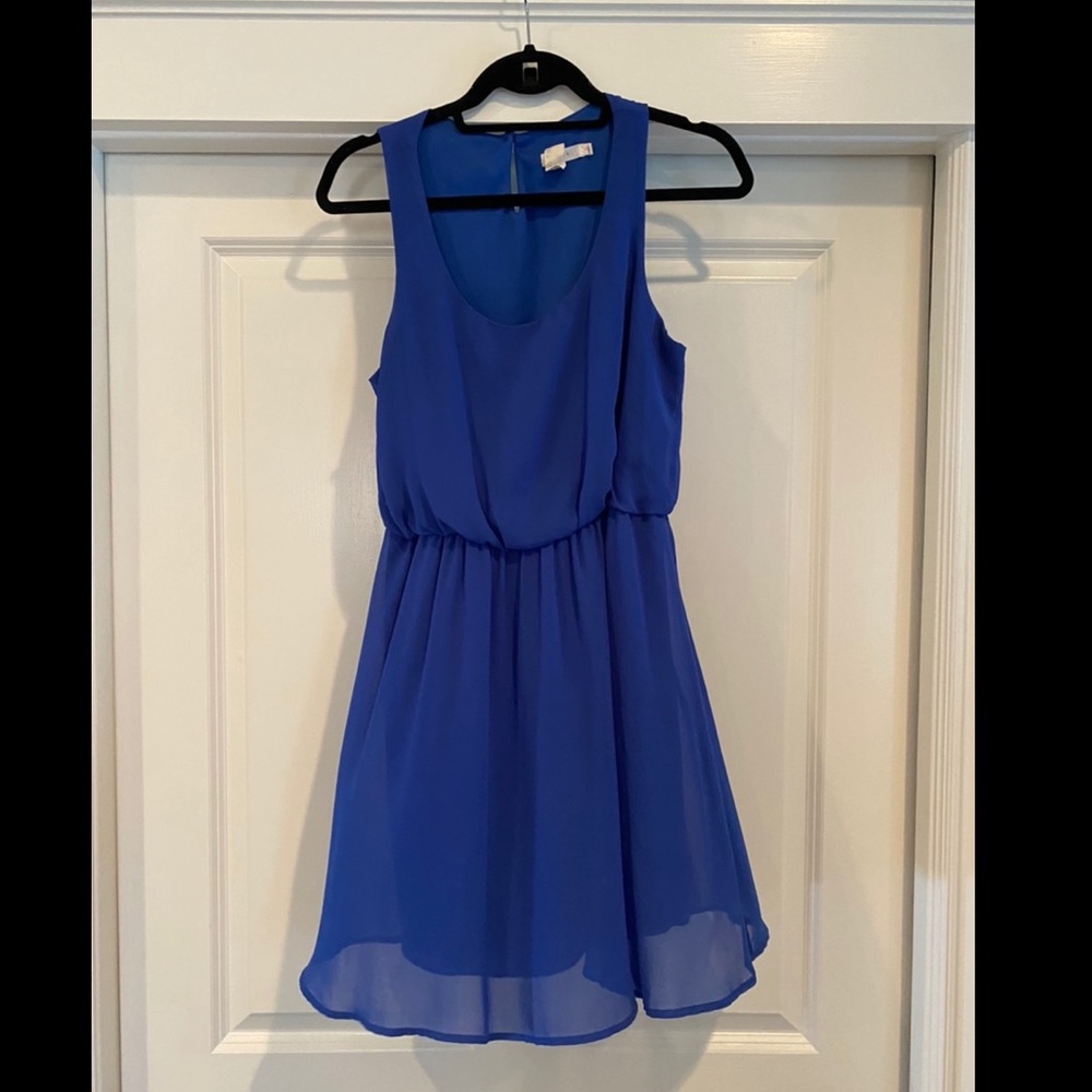 Lush blue short dress